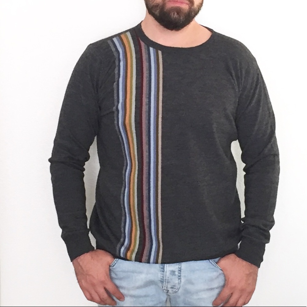 John Smedley Merino Wool Crewneck Pullover Sweater